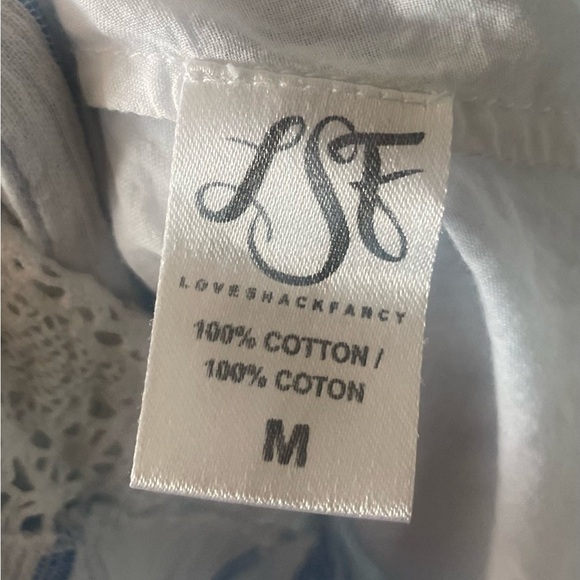 LoveShackFancy Dress M Eve Striped Maxi Prairie Dress $295 - Picture 9 of 13